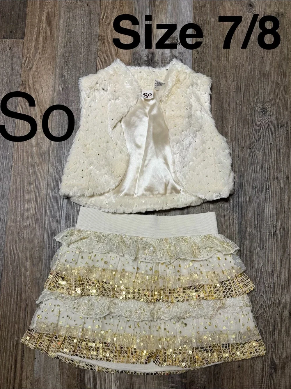 Girls size 7/8 set
